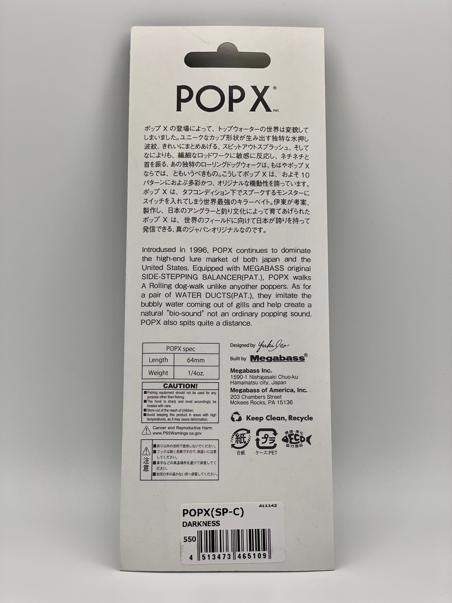 DARKNESS - POP X (SP-C)