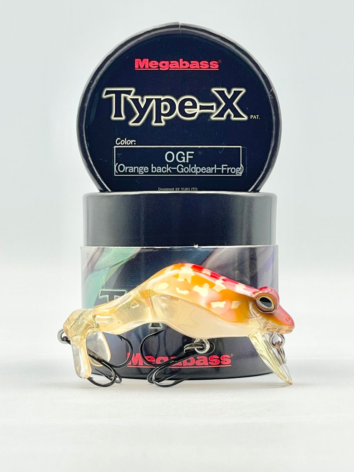 OGF (ORANGE BACK-GOLD PEARL-FROG) - TYPE-X