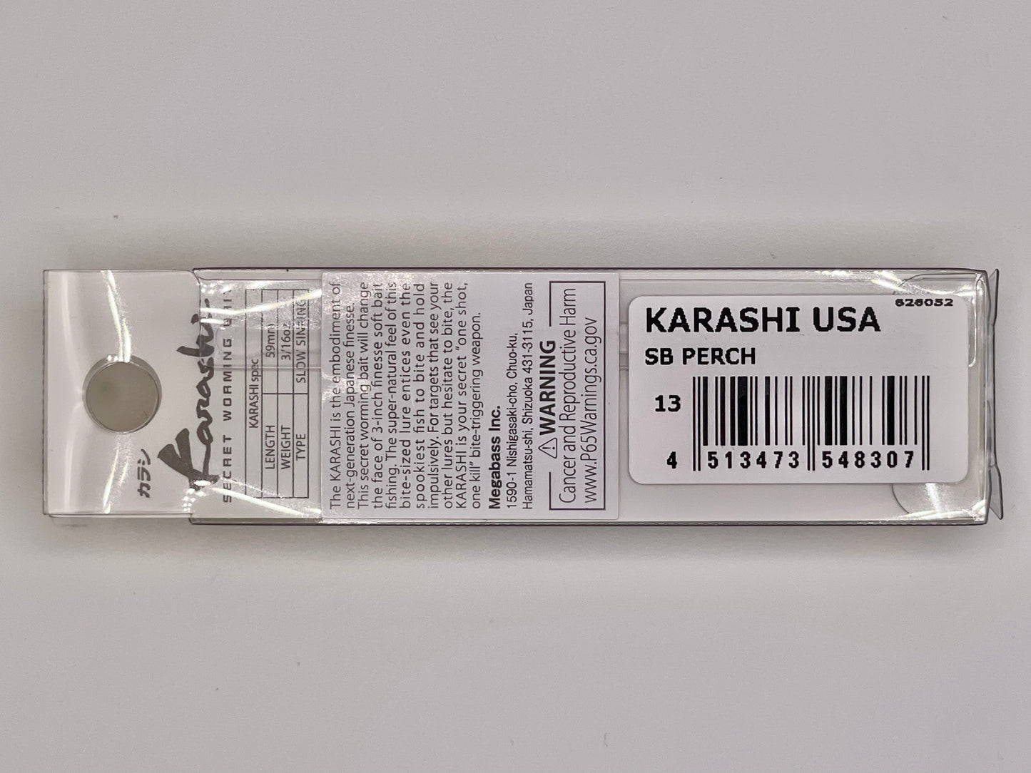 SB PERCH - KARASHI USA (Peterborough Pro Tackle Collaboration) (LIMITED COLOR)