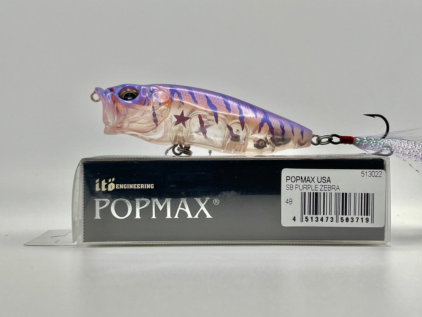 SB PURPLE ZEBRA - POPMAX USA (Crease in hang tag)