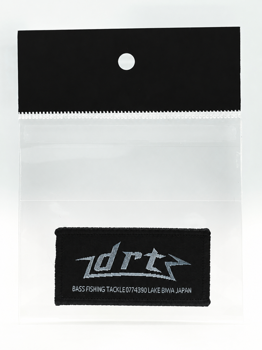 DRT BASS FISHING TACKLE PATCH - BLACK