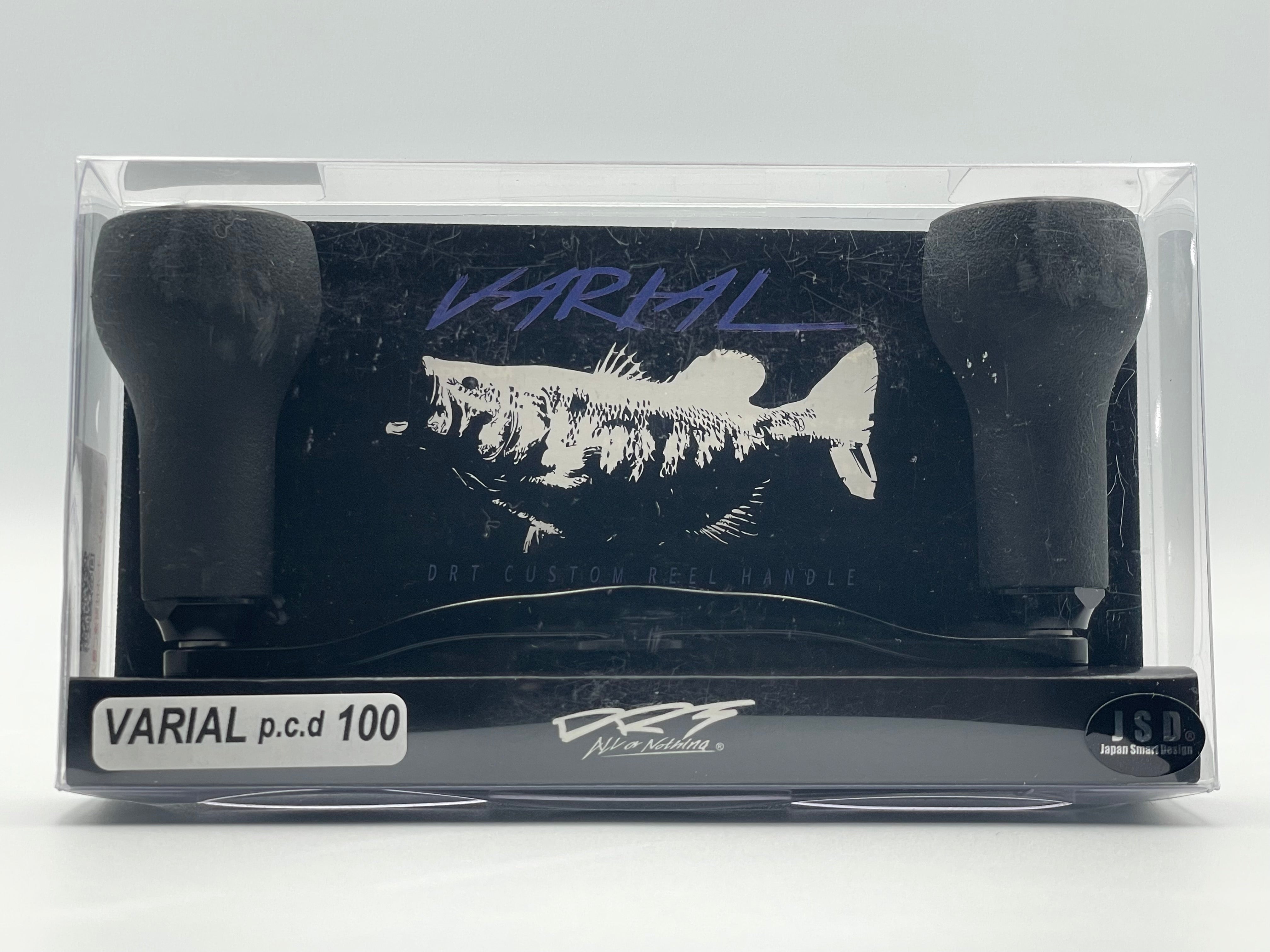 DRT VARIAL p.c.d. 100 Black×White DRT VARIAL P.C.D 100 - BLACK – Tackle Box LLC