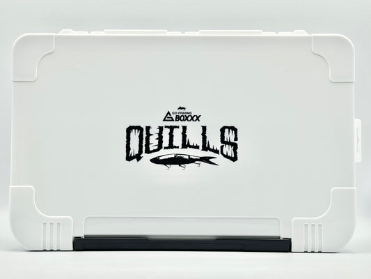 GO FISHING G BOXXX QUILLS - WHITE