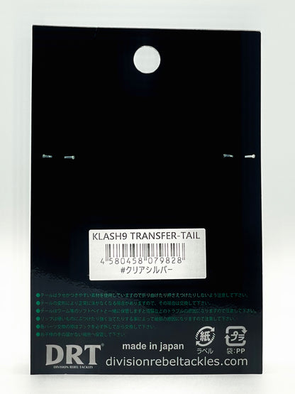 KLASH 9 TRANSFER TAIL - CLEAR SILVER