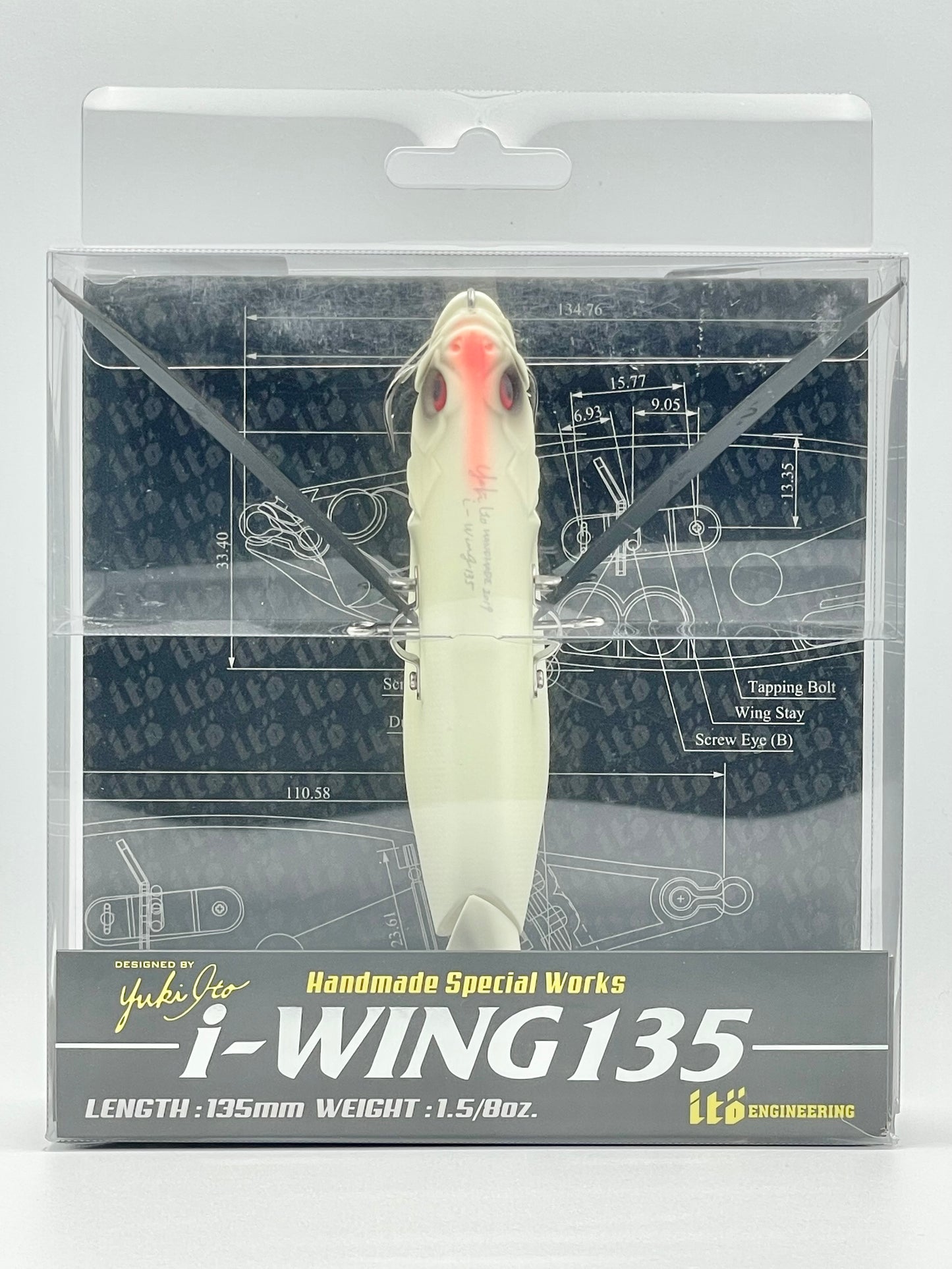 MAT GLOW PH - i-WING 135 (GLOWS IN THE DARK)