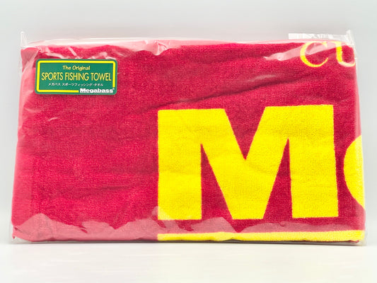 MEGABASS SPORTS FISHING TOWEL - RED