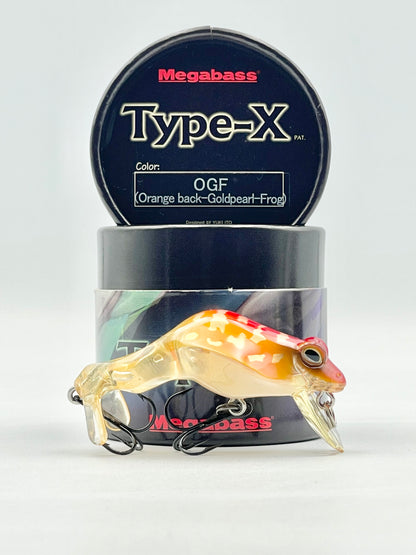 OGF (ORANGE BACK-GOLD PEARL-FROG) - TYPE-X